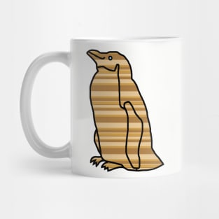 Earth Stripes Penguin Mug